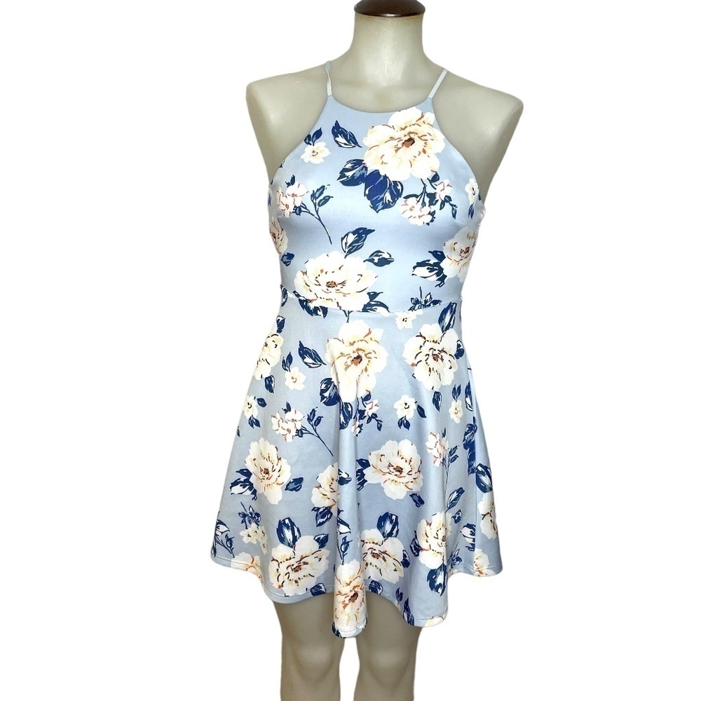 NWT Floral Scuba Sleeveless Skater dress